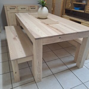 SHAE DINING TABLE AND BENCHES