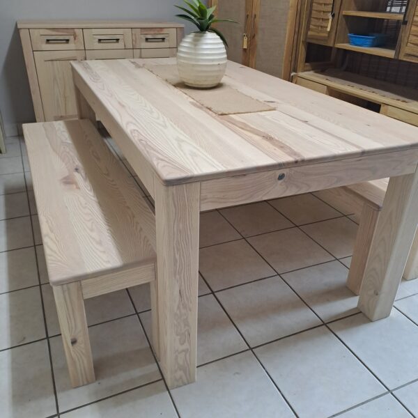 SHAE DINING TABLE AND BENCHES
